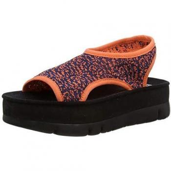 Camper Oruga Up, Sandales Bout Ouvert Femme, Rose