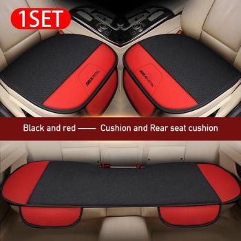 Protección de asiento de coche con material de lino