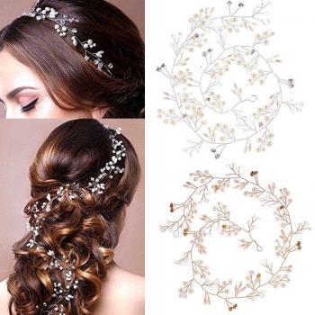 Accessoire de cheveux en perles pour cérémonie