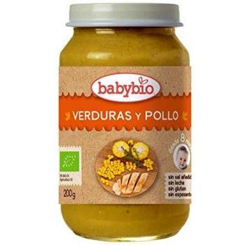 BABYBIO Tarrito BIO Verduras y Pollo +6m 200g