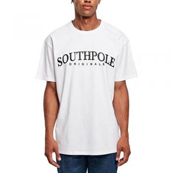Southpole Puffer Print Tee in Weiß für Herren