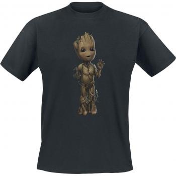 Guardians of the Galaxy: I Am Groot Black Shirt – Wave Pose