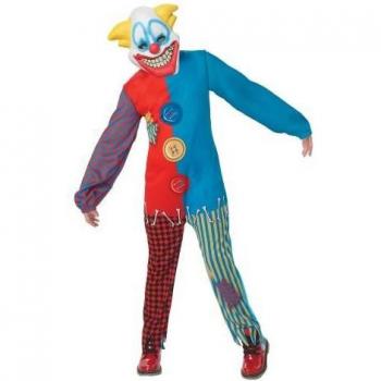 Engelachtige Clown Outfit XL voor Kinderen Zwart