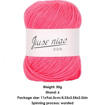 Pure Cotton Crochet Yarn 50g Cross-Stitch Kit