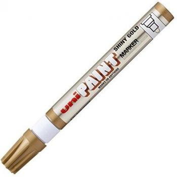 Uni-Ball Lackmarker PX-20 in Metallic Gold with Blunt Tip