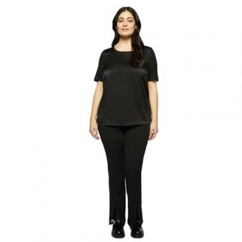 Blusa de Raso Fiorella Rubino: Diseño Moderno para Mujeres Activas
