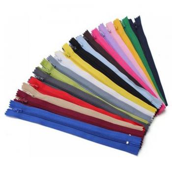 10pcs Plastic Nylon Zippers for Clothing 9 Inch
