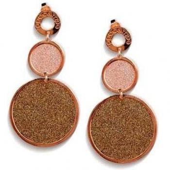 Pendientes Ippocampo IPPS28 Colgante Mujer Bronce Oro rosa