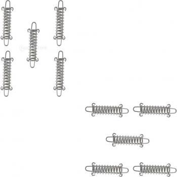 Kit tendeur de bâche en acier inoxydable – 10 pièces, 12 cm