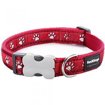Collar para Perro Red Dingo Huella (41-63 cm) (2,5 x 41-63 cm)