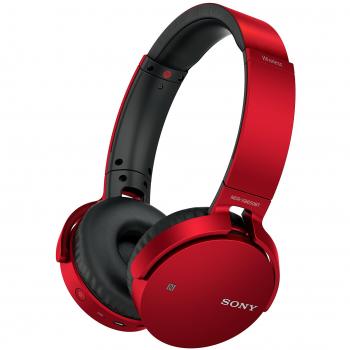 Sony MDR-XB650BT kabelloser Extra-Bass Kopfhörer (Bluetooth, NFC, weiche On-Ear Ohrpolster, hoher Tragekomfort, gute Schallisolierung) blau