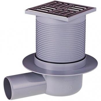 Siphon de sol inox/plastique 50 mm