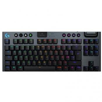Clavier gaming mécanique sans fil ultra-plat Logitech G915 X TKL Clicky Azerty Noir
