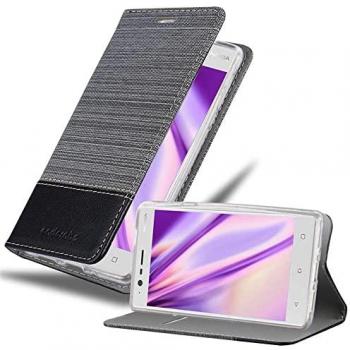 Cadorabo Cover con Funzione Stand per Nokia 3 in Grigio