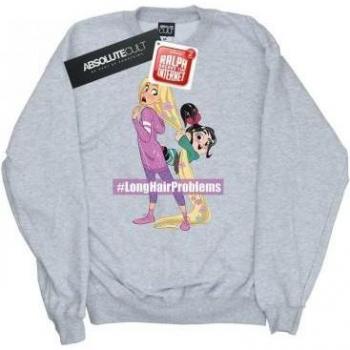 Felpa Donna Wreck It Ralph con Rapunzel e Vanellope