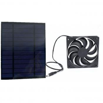 Ventilateur Alimenté par Panneau Solaire 50W