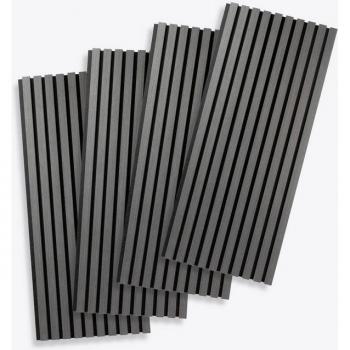 PROVISTON Akustikpaneel Eiche dunkel 4er Set