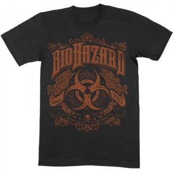 Blusa Biohazard 1987, talla S, negro