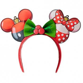 Loungefly Mickey & Minnie Mouse Christmas Ornament Headband
