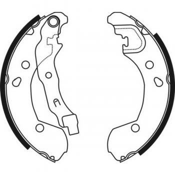 Jeu de mâchoires de frein pour RENAULT CLIO 3 ABE C01056ABE