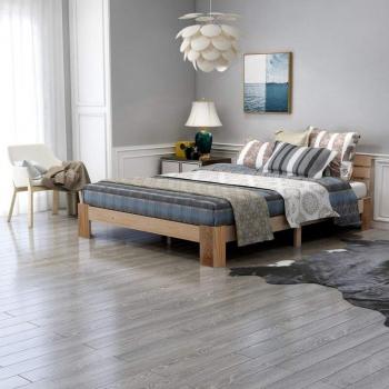 Lit Double en Bois de Pin 140x200 cm Okwish