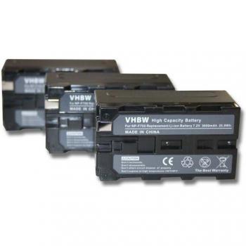 Batteria VHBW Li-Ion 3600mAh per Video Walkman Sony GV-D800