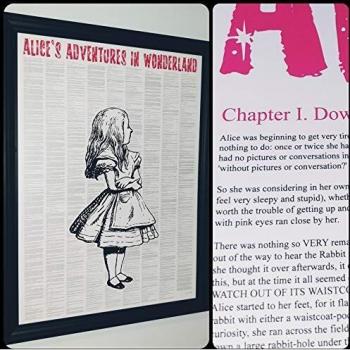 Full Alice in Wonderland, Printed on One Sheet