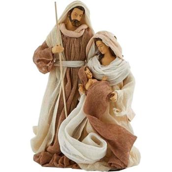 Statine Nativity Lord à Fond Carré, 28 cm – Décor de Crèche