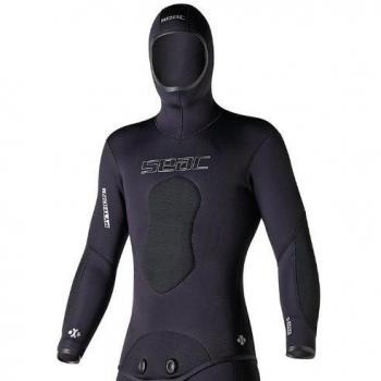 Python Plus Chaqueta de Caza Seac Negra 7 mm., L