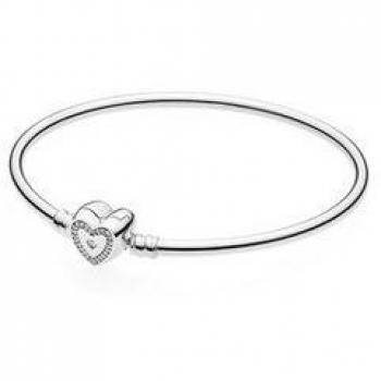 Pandora Schmuckarmband: Herz-Verschluss 590729CZ‑17