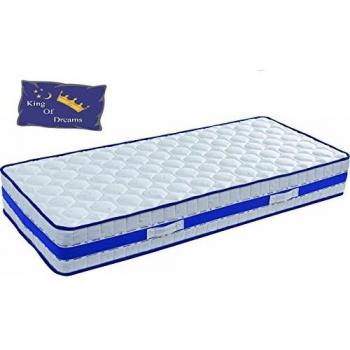 King Of Dreams – Lattex Blue Matelas 2x100x200 Hauteur 29 Cm – Face Hiver Avec Laine – Face Été Avec Lin – Soutien Ferme