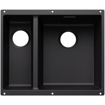 Évier en Silgranit 53x40 mm Noir Blanco 527810