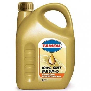 OLIO MOTORE PER AUTOVETTURE 'TAMOIL 100% SINT' 5W40
