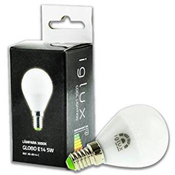 IGLUX Bombilla E14 LED 5w 420lm, 5 W, Blanco Cálido 3200ºK