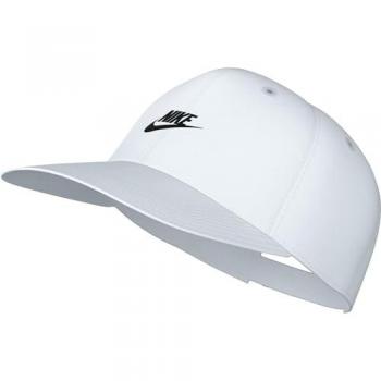 Gorra Nike Club Futura Wash sin estructura – Blanco (S/M)