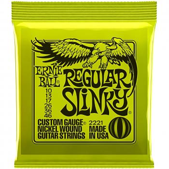 Ernie Ball Slinky Nickel 10-46 – Cordes pour guitare électrique