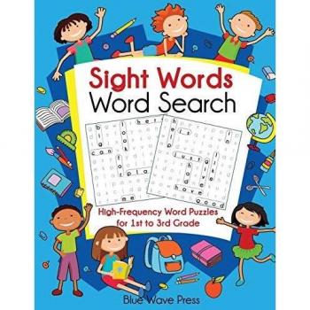 Sight Words Word Search: High-Frequency Word Puzzles for First Through Third Grade
