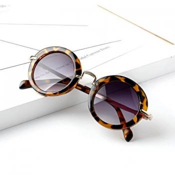Lunettes de soleil rondes pour enfants Xojox