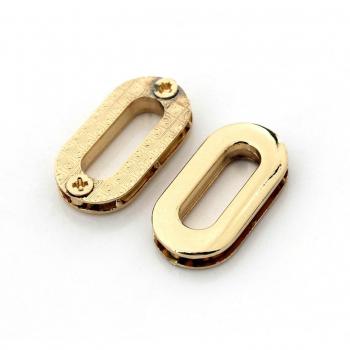 2pcs Oval Screw Back Eyelets for Leather Craft Projects