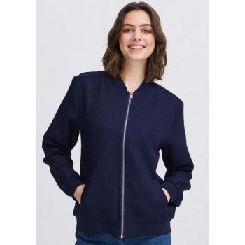 Fransa „Stepp‑Schild“ – Blouson L, Marineblau, Jacke Damen