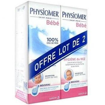 Physiomer Hygiene Nasale Nourrissons MicroDiffusion 115ml Lot De 2