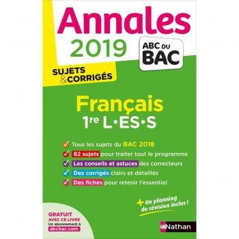 Français 1re L-ES-S : Sujets & corrigés