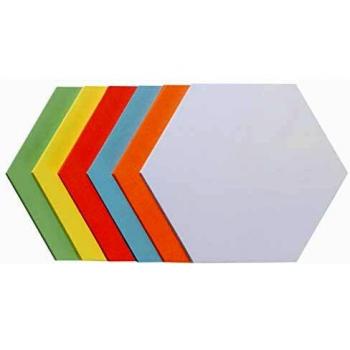 FRANKEN Moderationskarte, Wabe, 190 x 165 mm, sortiert in den Farben: weiß, hellblau, rot, gelb, orange und grün (UMZ 1719 99)