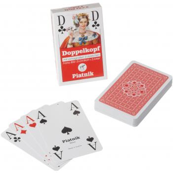 Piatnik Doppelkopf Kartenspiel mit großen Eckzeichen