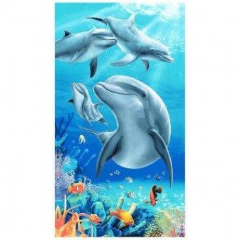 Toalla de Playa Microfibra 100x180cm con Diseño de Animales para Natación