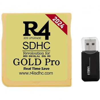 Memoria Digital Segura 2024 R4 SDHC, Adaptador para DSL XL y LL