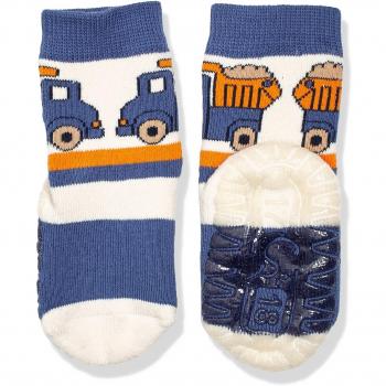 Sterntaler Baby-Jungen Socken Fli Soft Lkw, Ecru