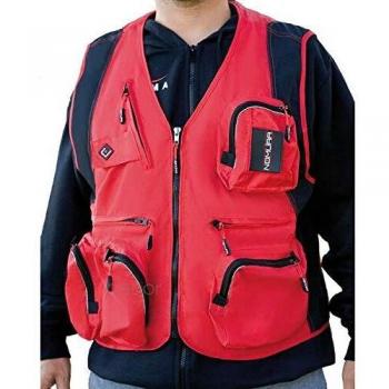 Large Red Fishing Vest by Nomura (Men)
