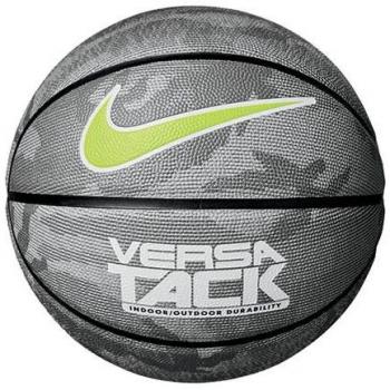 Nike Versatack 8P060 Basketball – Erwachsene, Farbpalette: Atmosphere Grau/Schwarz/Weiß/Volt, Größe 7