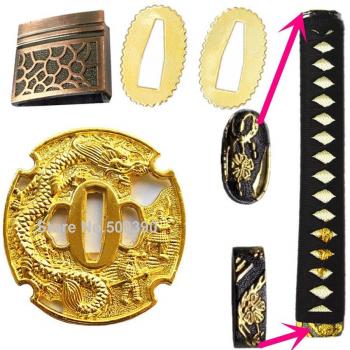 Juego Kirsite de Accesorios para Katana Wakizashi